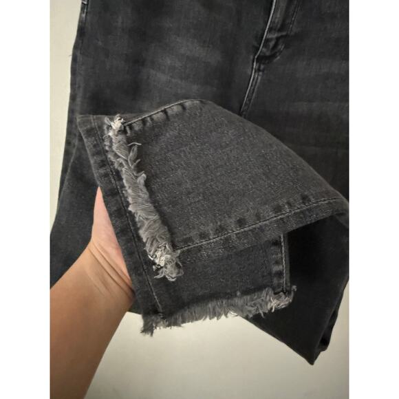 Allsaints Grey Miller Skinny Jeans/Denim High Rise Frayed Bottoms Moto/Party-28 - Picture 4 of 8